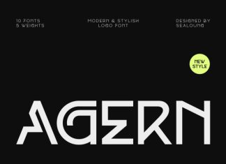 Agern Medium Font preview image 1