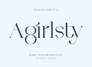 Agirlsty Font preview image 1