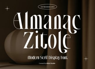 Almanac Zitole Font preview image 1