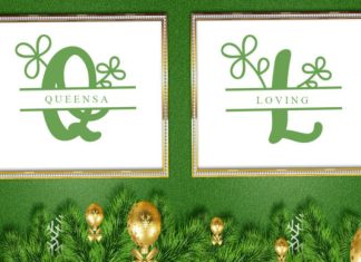 Amelda Monogram Font preview image 2