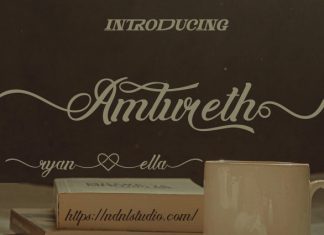 Amlureth Font preview image 1