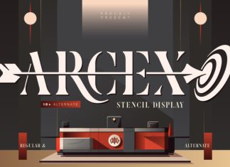 Arcex Font preview image 1