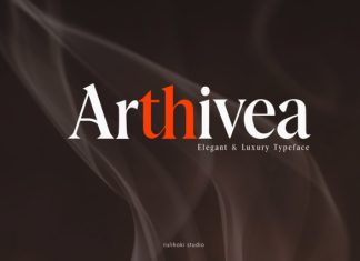Arthivea Font preview image 1