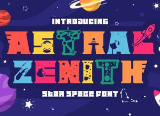 Astral Zenith Font preview image 1