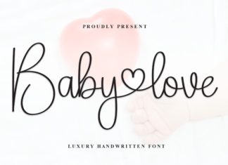 Babylove Handwriting Font preview image 1