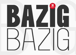 Bazig Font preview image 1
