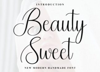 Beauty Sweet Handwritten Font preview image 1