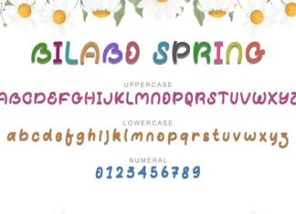 Bilabo Spring Font preview image 2