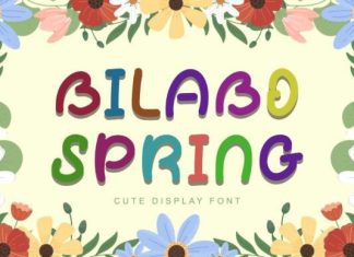 Bilabo Spring Font preview image 1