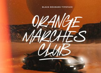 Black Bounars Script Font preview image 2