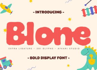 Blone Font preview image 1