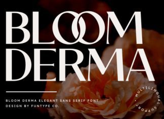 Bloom Derma Font preview image 1