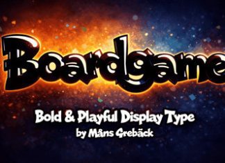 Boardgame Font preview image 1