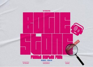 Bogiestone Font preview image 3