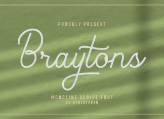 Braytons Font preview image 1