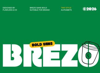 Brezo Font preview image 1