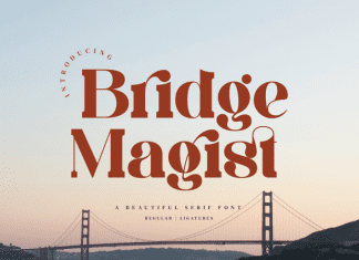 Bridge Magist Font preview image 1