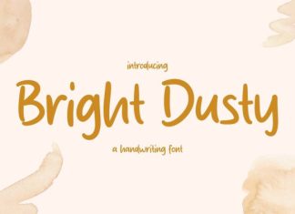 Bright Dusty Font preview image 1