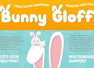 Bunny Gloff Font preview image 1