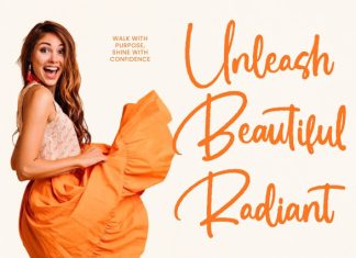 Buntic Regal Script Font preview image 2