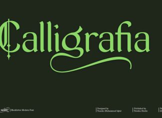 Calligrafia Font preview image 1