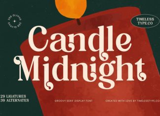 Candle Midnight Font preview image 1