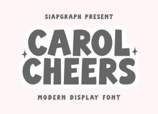 Carol Cheers Font preview image 1