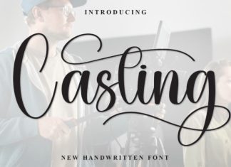 Casting Handwritten Font preview image 1