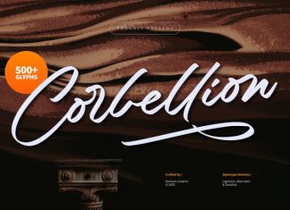 Corbellion Script Font preview image 1