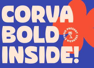 Corva Bold Inside Font preview image 1