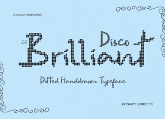 CS Brilliant Disco Font preview image 1