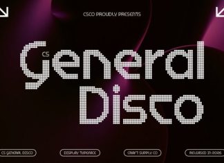 CS General Disco Font preview image 1