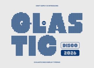 CS Glastic Disco Font preview image 1