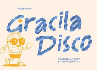 CS Gracila Disco Font preview image 1