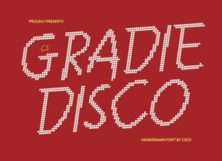 CS Gradie Disco Font preview image 1
