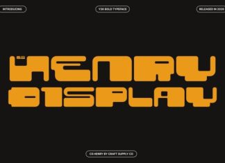 CS Henry Font preview image 1