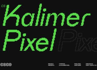 CS Kalimer Pixel Font preview image 1