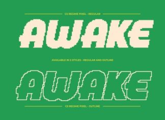 CS Regime Pixel Font preview image 2