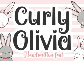 Curly Olivia Font preview image 1
