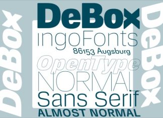 DeBox Font preview image 3