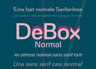 DeBox Font preview image 1