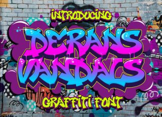 Derans Vandals Font preview image 1