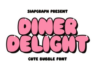 Diner Delight Font preview image 1
