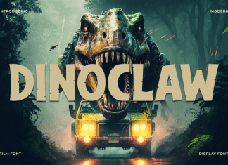 Dinoclaw Font preview image 1