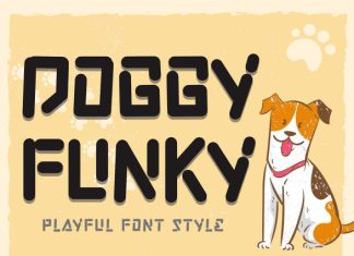 Doggy Funky Font preview image 1