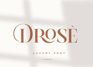 Drose Font preview image 1