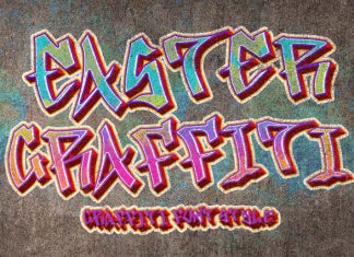 Easter Graffiti Font preview image 1