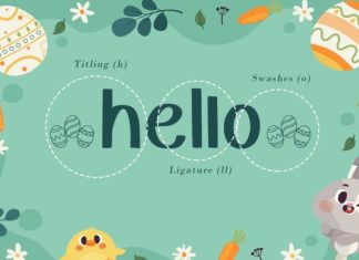 Easter Moment Font preview image 3