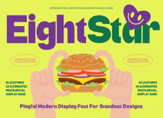 EightStar Font preview image 1
