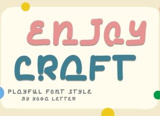Enjoy Craft Font preview image 1